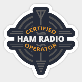 Certified Ham Radio Operator Sticker